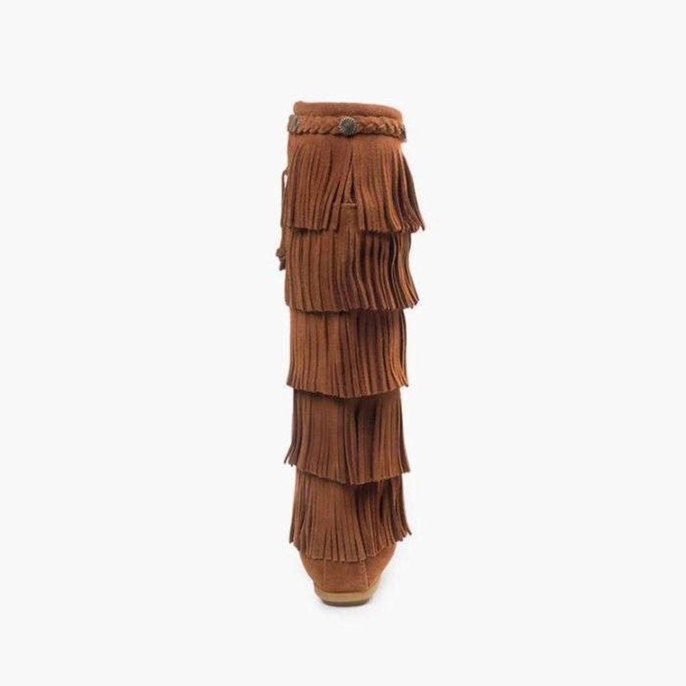 Minnetonka 5-Layer Fringe Boot Size 7 - image 2